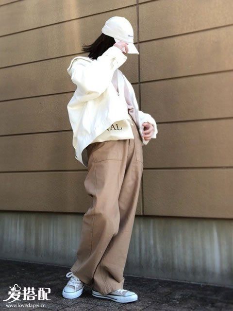 春季米色小清新穿搭,秒变气质邻家女孩