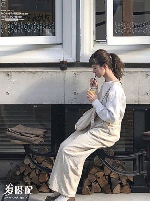 春季米色小清新穿搭,秒变气质邻家女孩