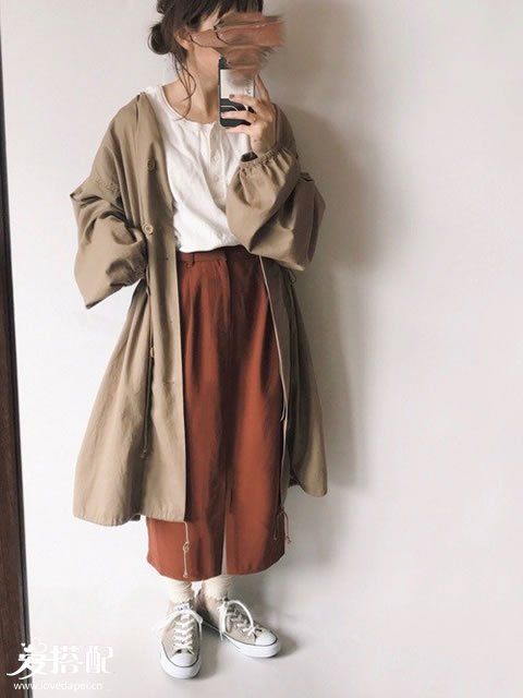 春季米色小清新穿搭,秒变气质邻家女孩